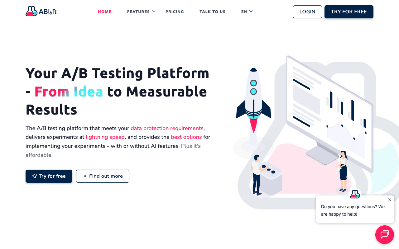 ABlyft website screenshot