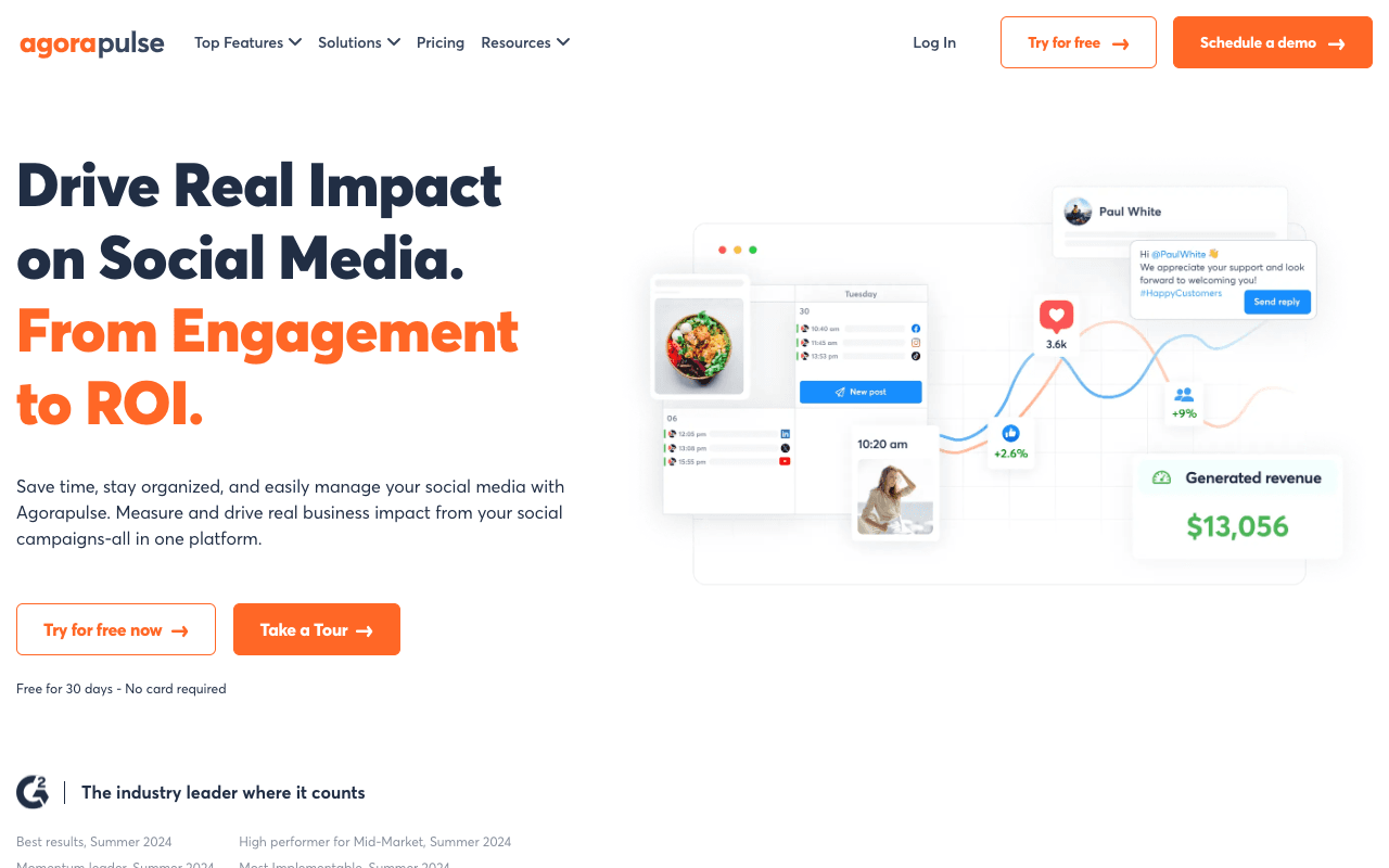 Agorapulse screenshot
