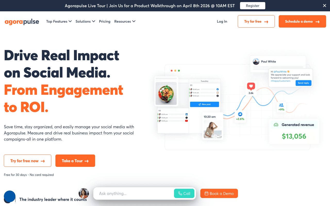 Agorapulse screenshot