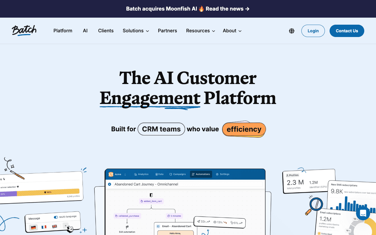 Batch.com website screenshot