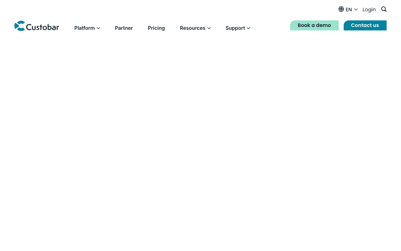 Custobar screenshot