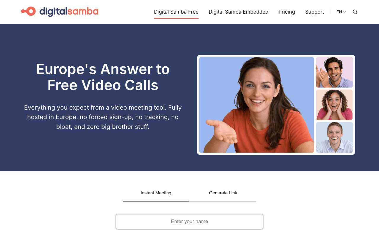 Digital Samba screenshot