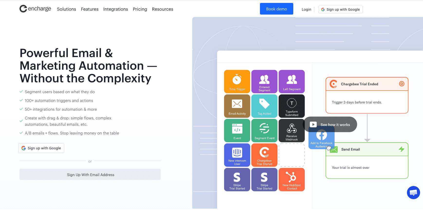 Encharge screenshot