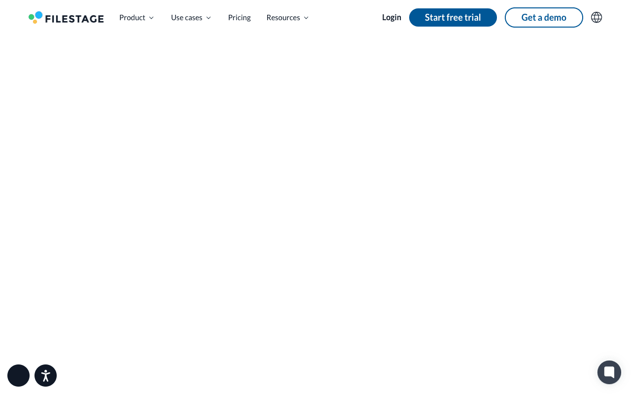 Filestage website screenshot