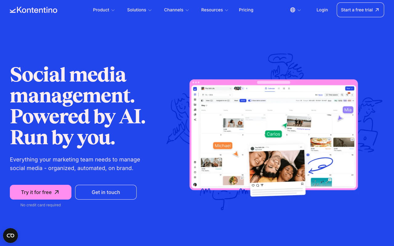 Kontentino screenshot