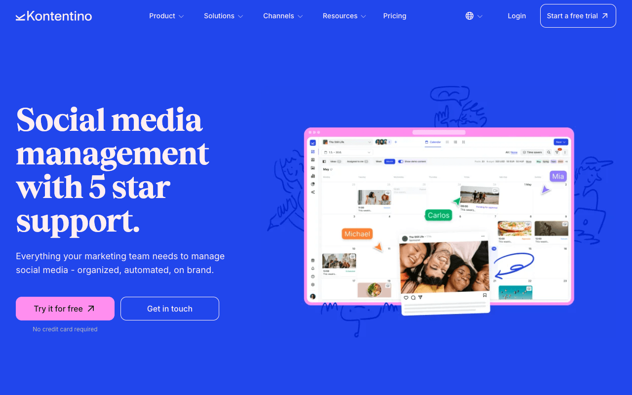 Kontentino screenshot