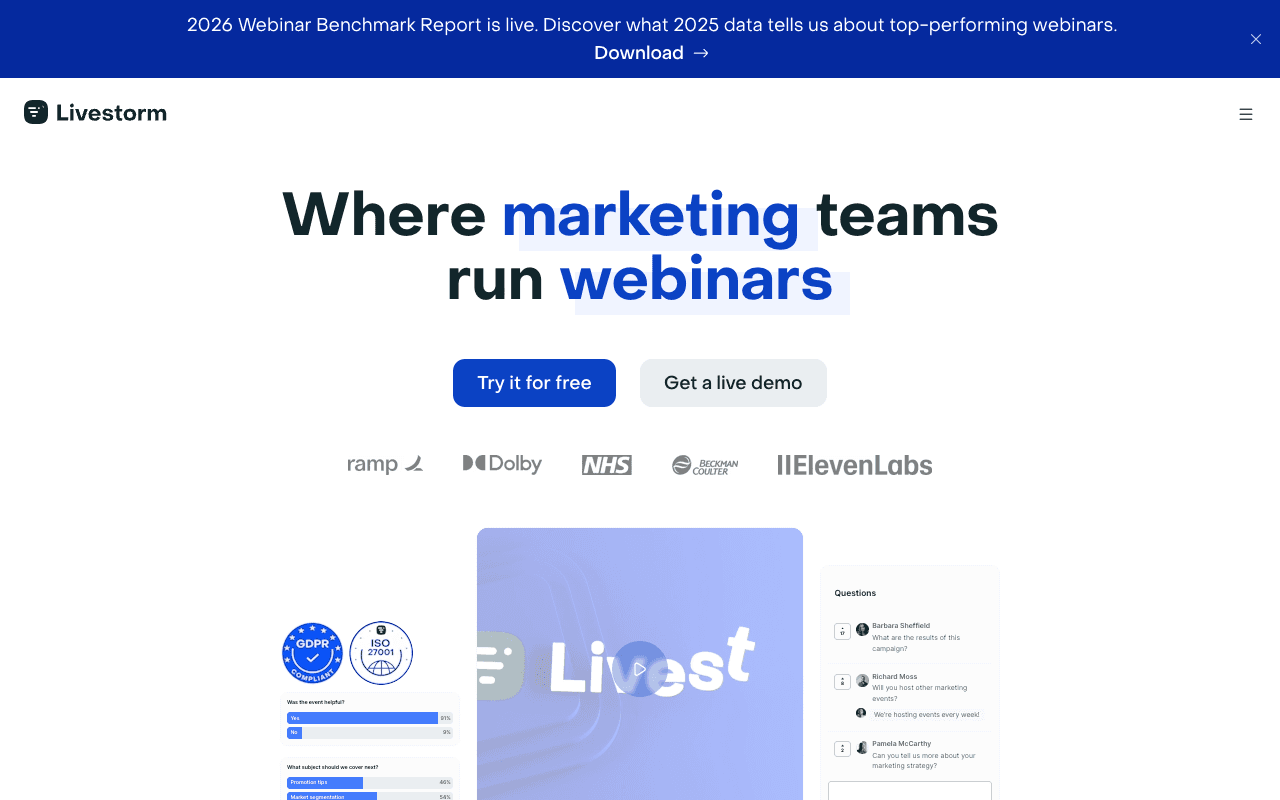 Livestorm screenshot