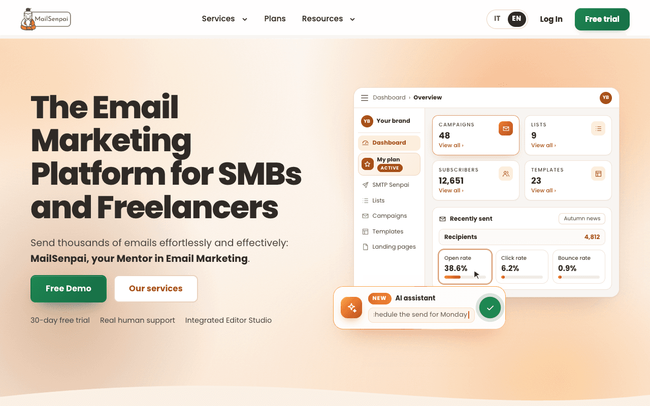 MailSenpai website screenshot