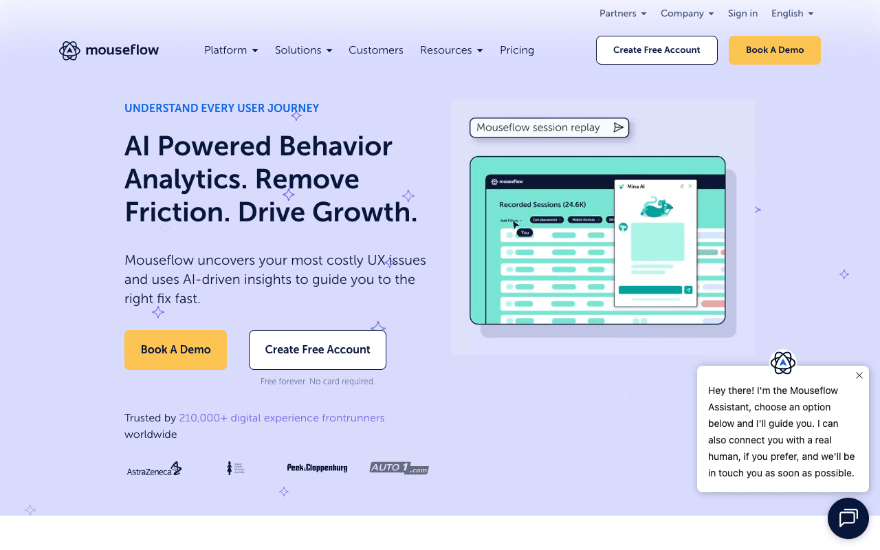 Mouseflow screenshot