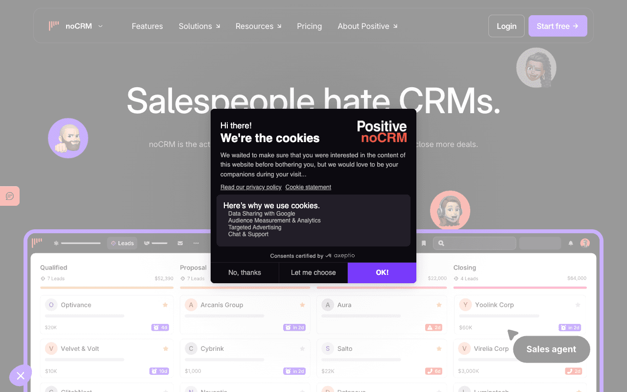 noCRM.io website screenshot