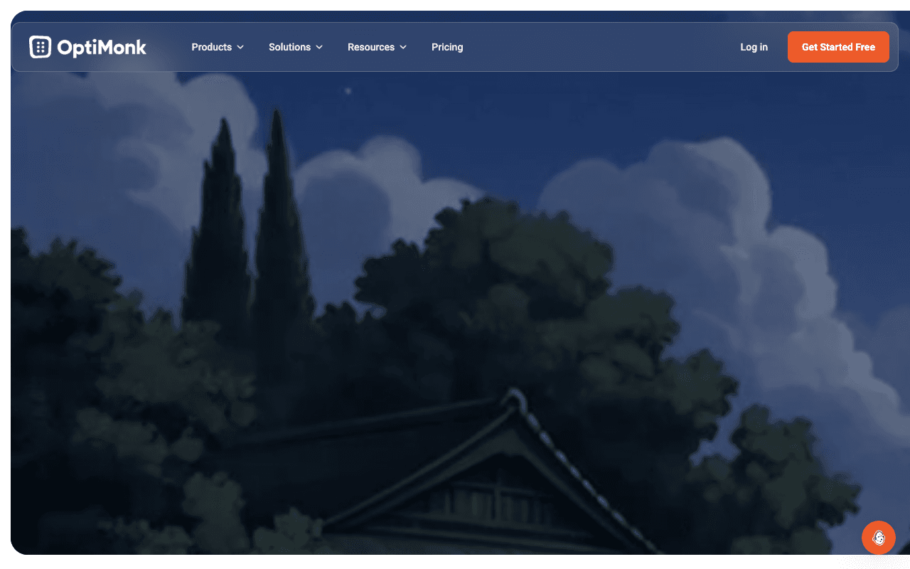 OptiMonk website screenshot