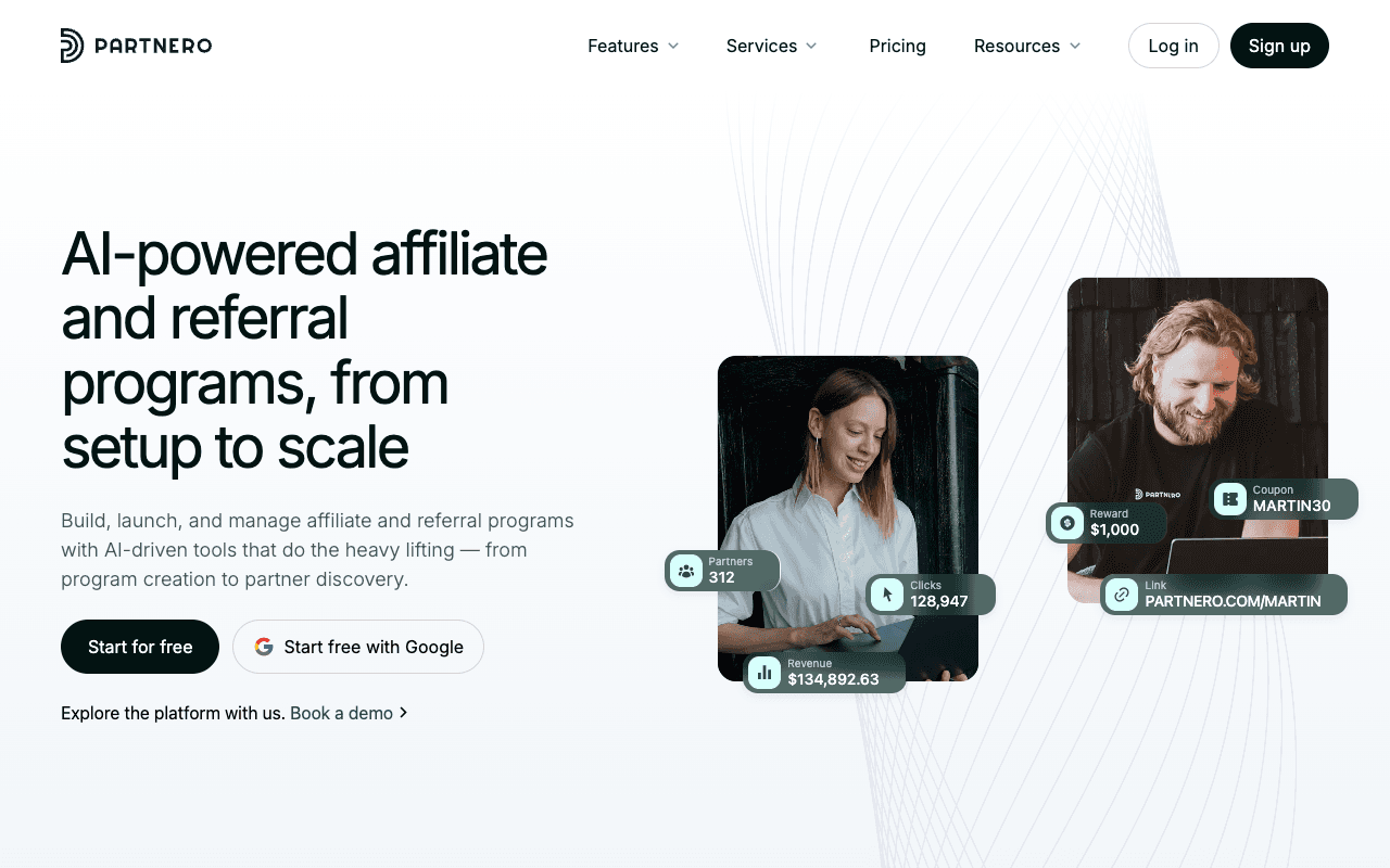 Partnero screenshot