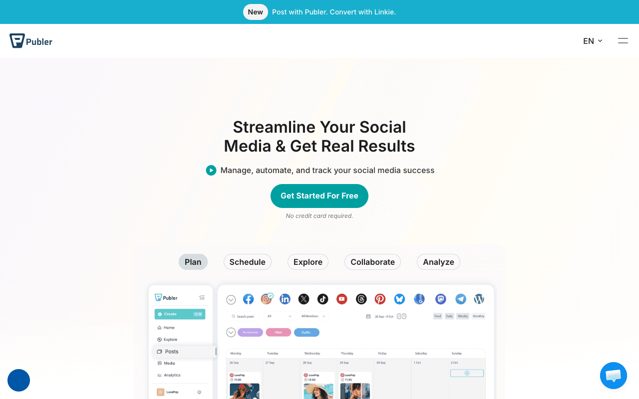 Publer screenshot