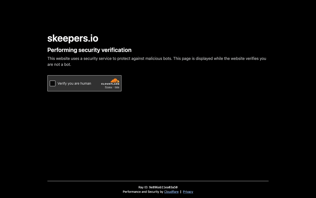 Skeepers website screenshot