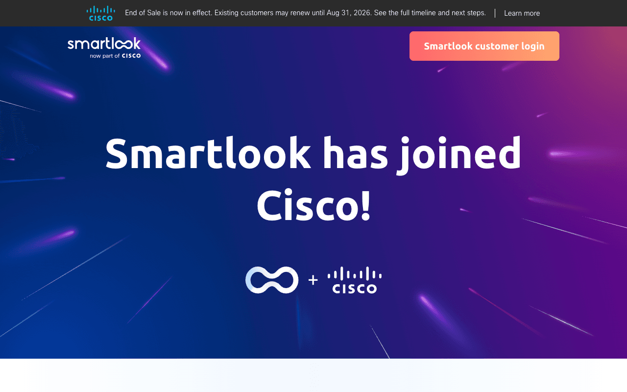 Smartlook website screenshot