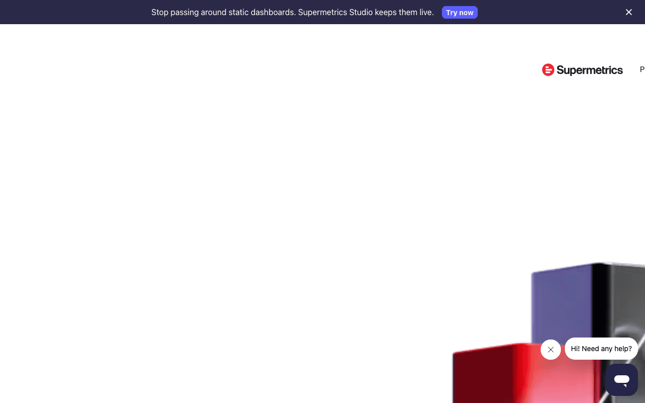 Supermetrics screenshot