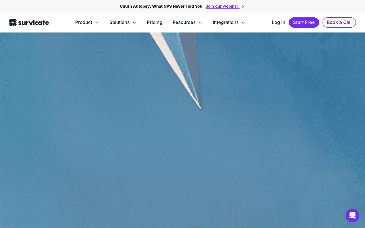 Survicate screenshot