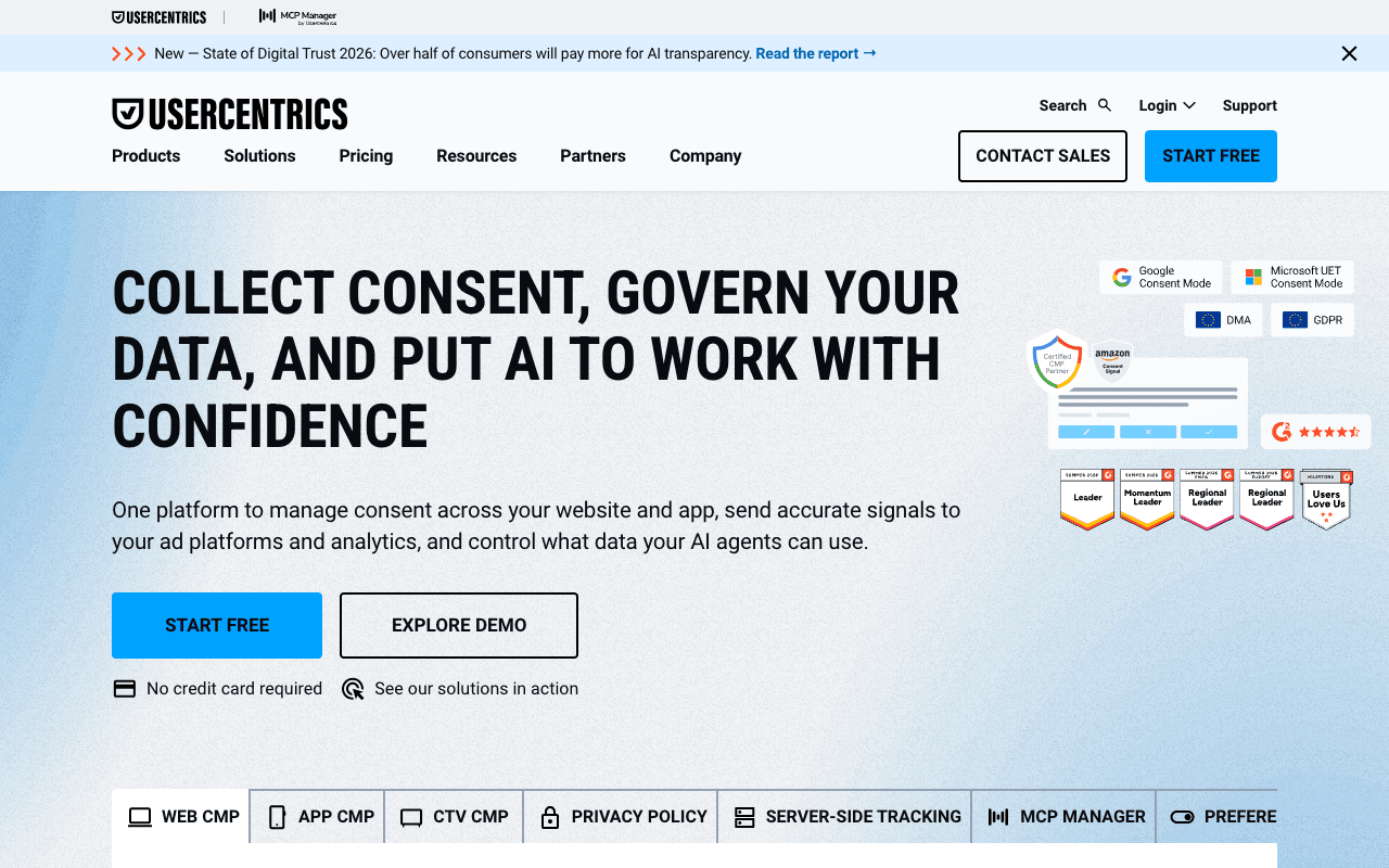 Usercentrics screenshot
