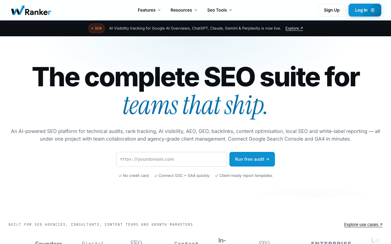 Wranker website screenshot